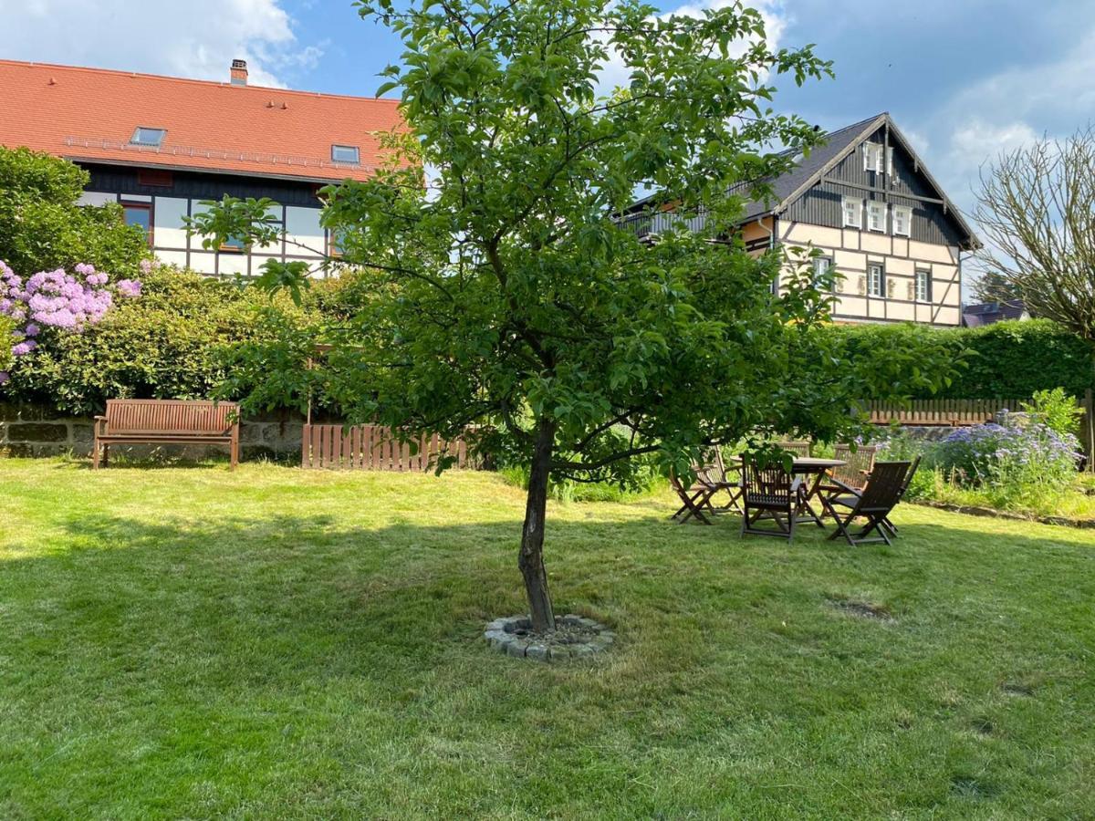Urlaubsfreude Biedermann Haus Gluecksstein - Mondstein Bad Schandau Exterior foto